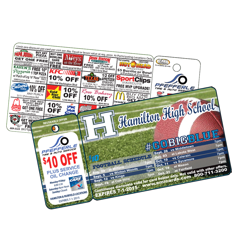 Football Fundraising Cards EMI Fundraising