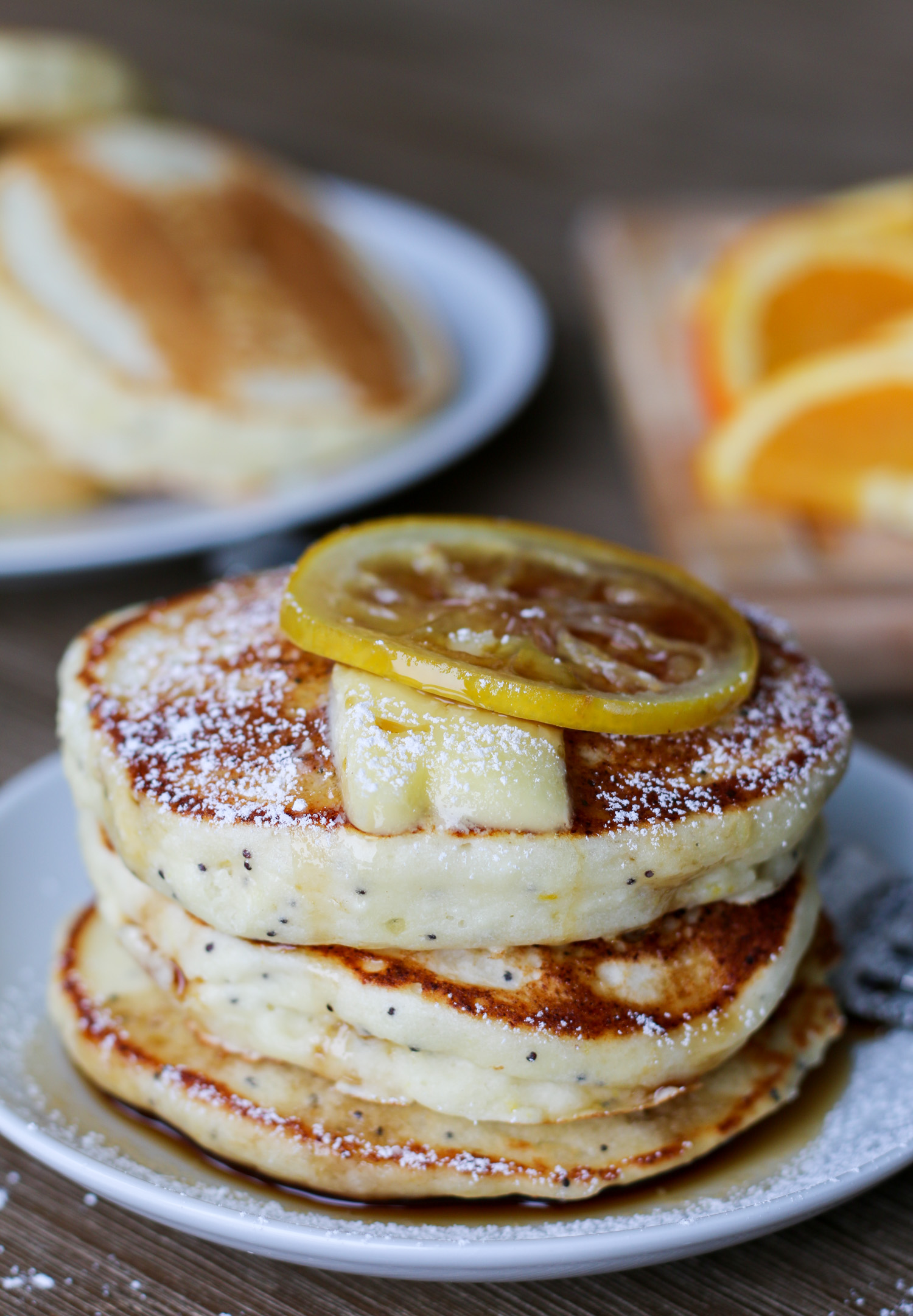 Lemon Ricotta Poppy Seed Pancakes Emi Cooks