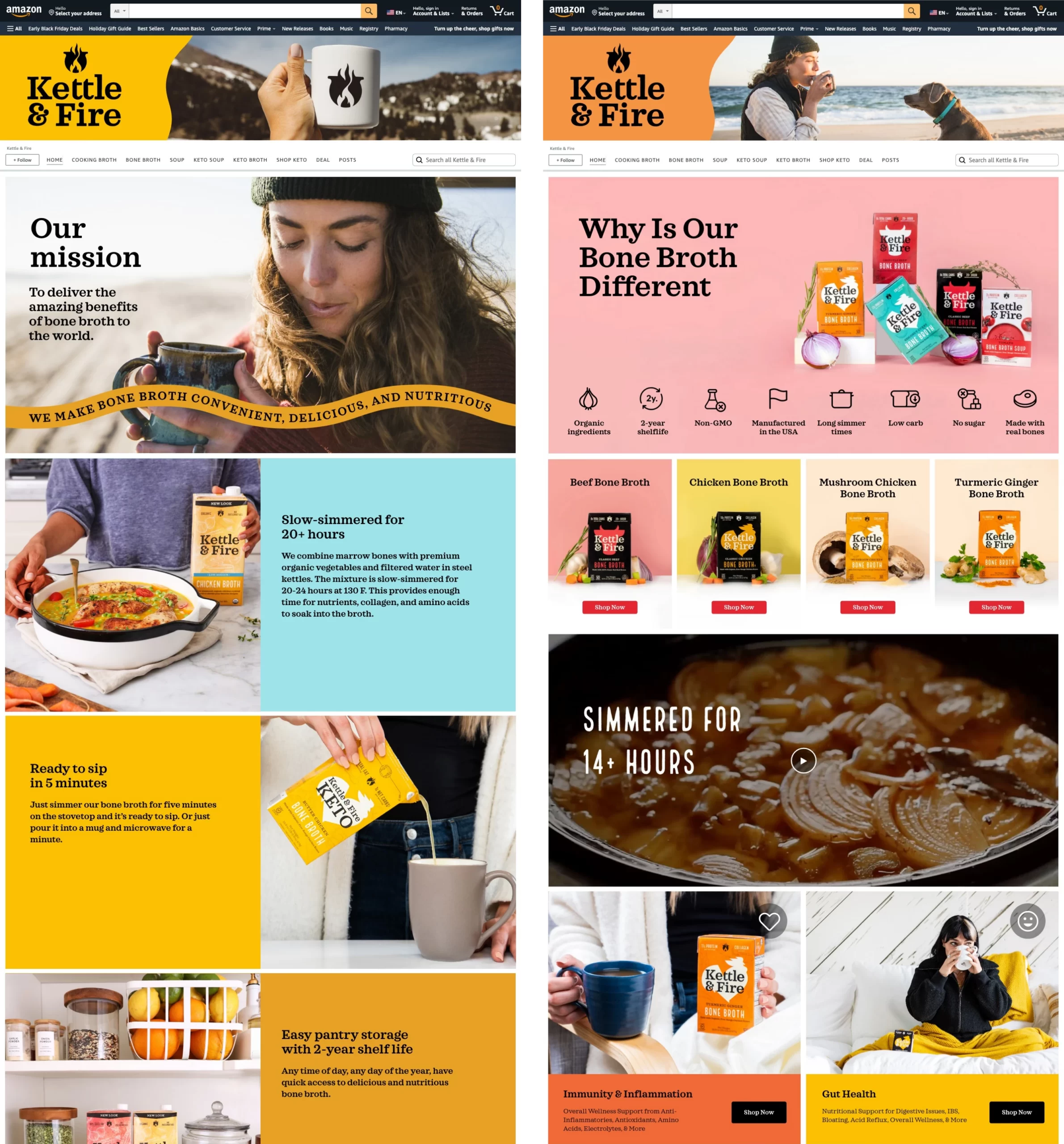 Kettle & Fire Design Retainer Tasty Bone Broth Brand Emideo