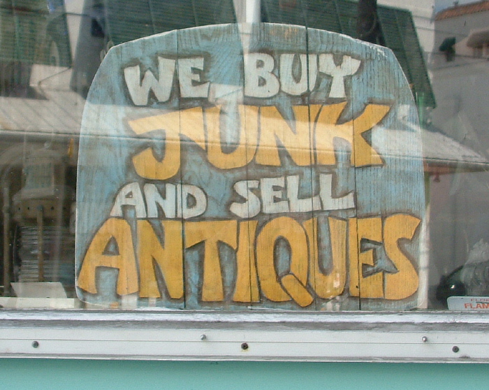 Too Much Junk, a Sunday Inspiration