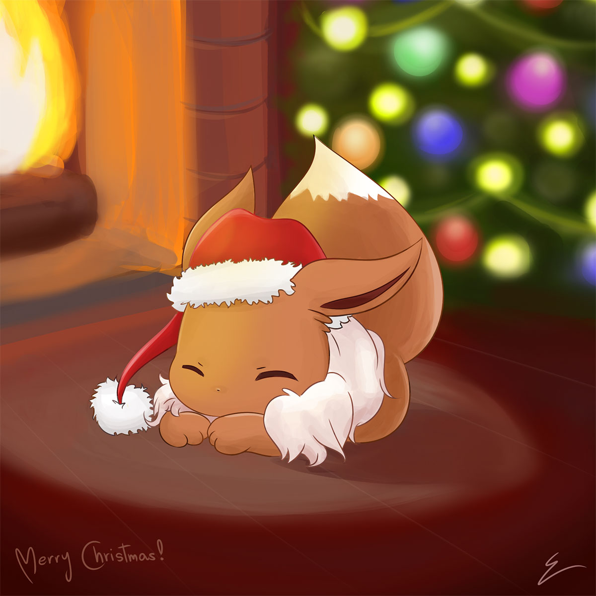 Xmas Eevee emiliolab