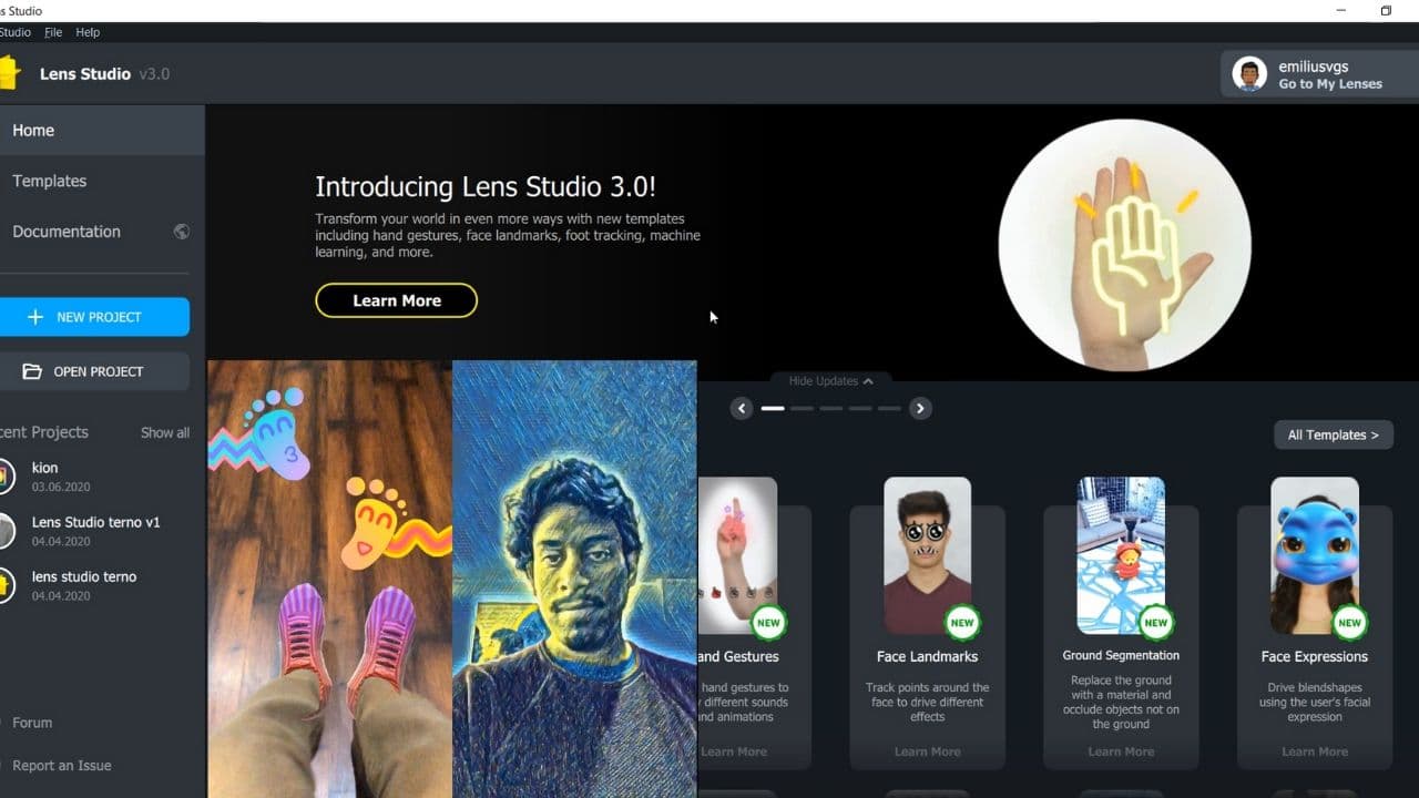 Snapchat Lens Studio 3 Novedades Machine Learning