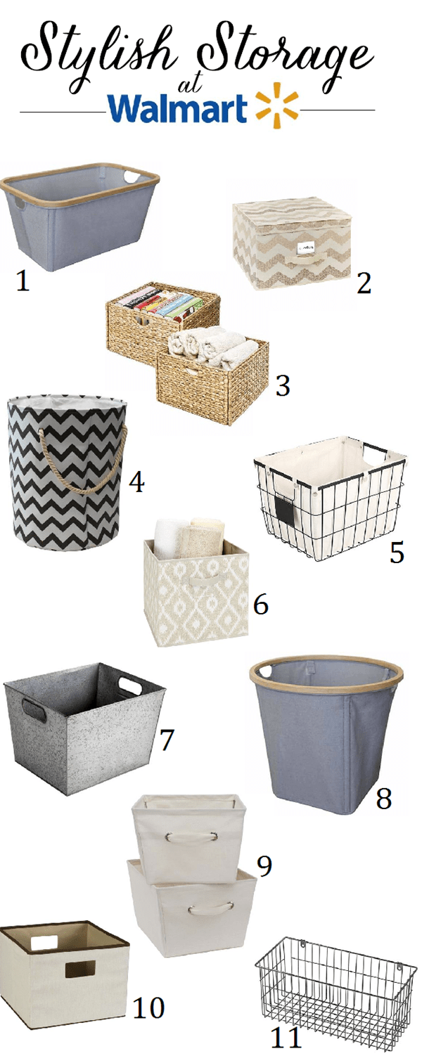 Stylish Storage Finds At WalMart Emily A. Clark