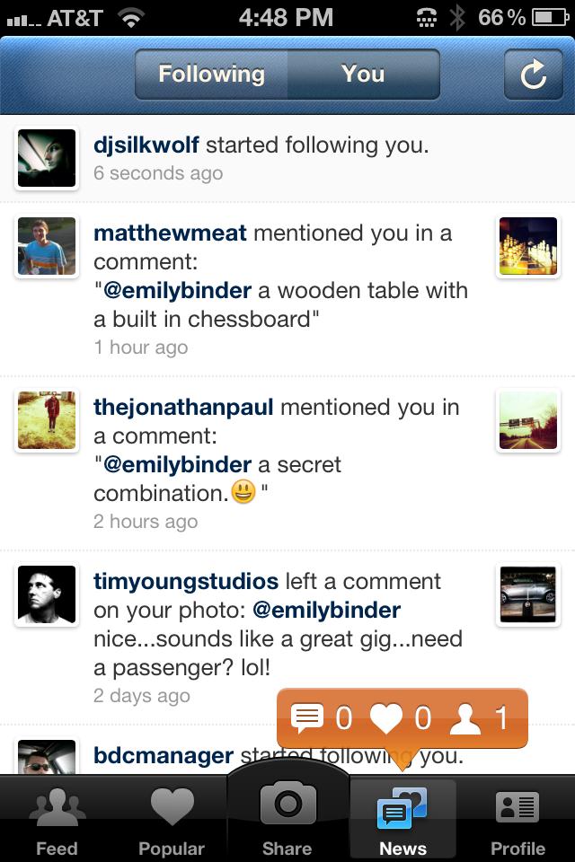 Instagram Push Notifications People I Follow Blue Tick On Instagram Hack