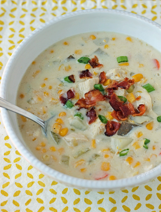 Chicken Corn Chowder Emily Bites