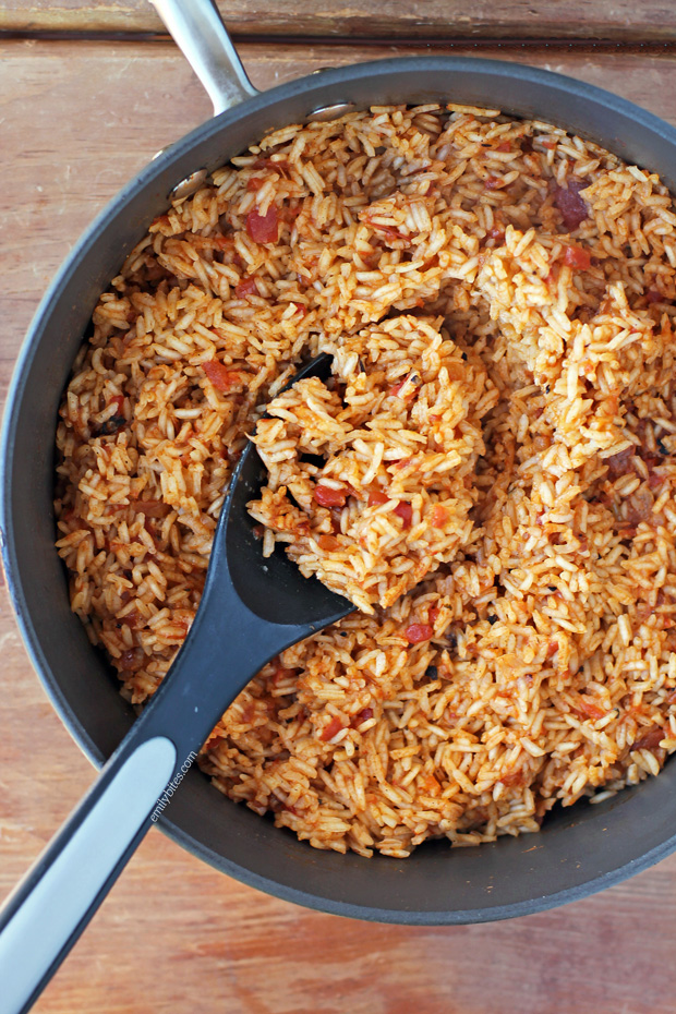 Easy Salsa Rice Emily Bites