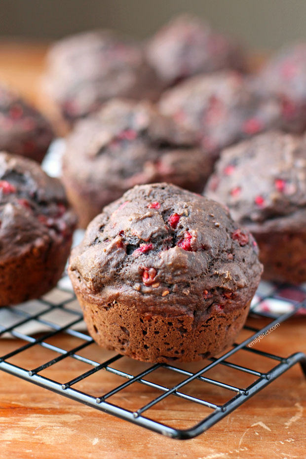 Chocolate Raspberry Muffins Emily Bites