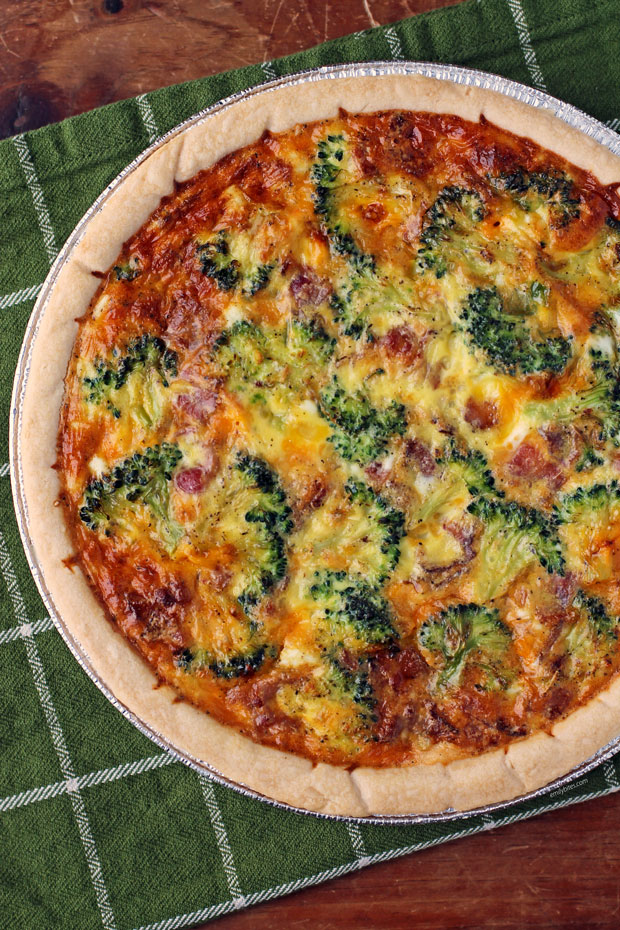Bacon Broccoli Quiche Emily Bites