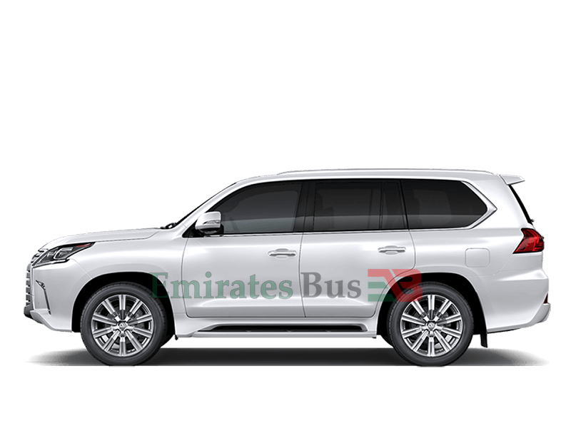 Lexus LX 570 Chauffeur Car Hire Dubai Emirates Bus Rental