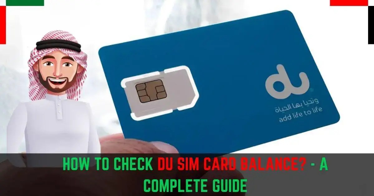 DU Balance Check Check DU SIM Balance In 2 Easy Steps