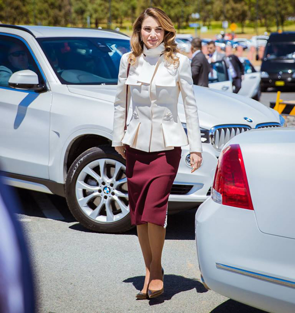 Queen Rania's Australian Tour Wardrobe Is Seriously Sensational