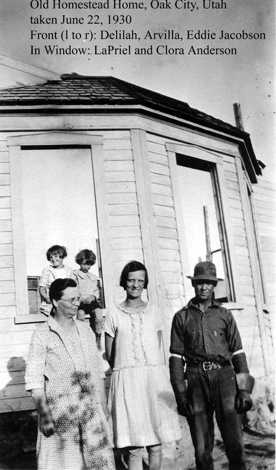 Homestead house in Oak City, picture taken June 22, 1930