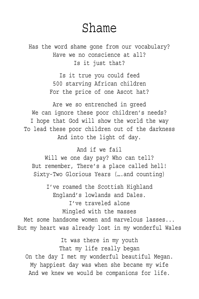 Emlyn Young, Reflections of a Grandad Shame