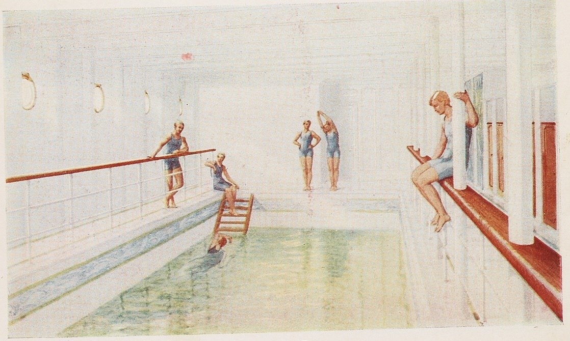 Did the Titanic have a pool? Fabalabse