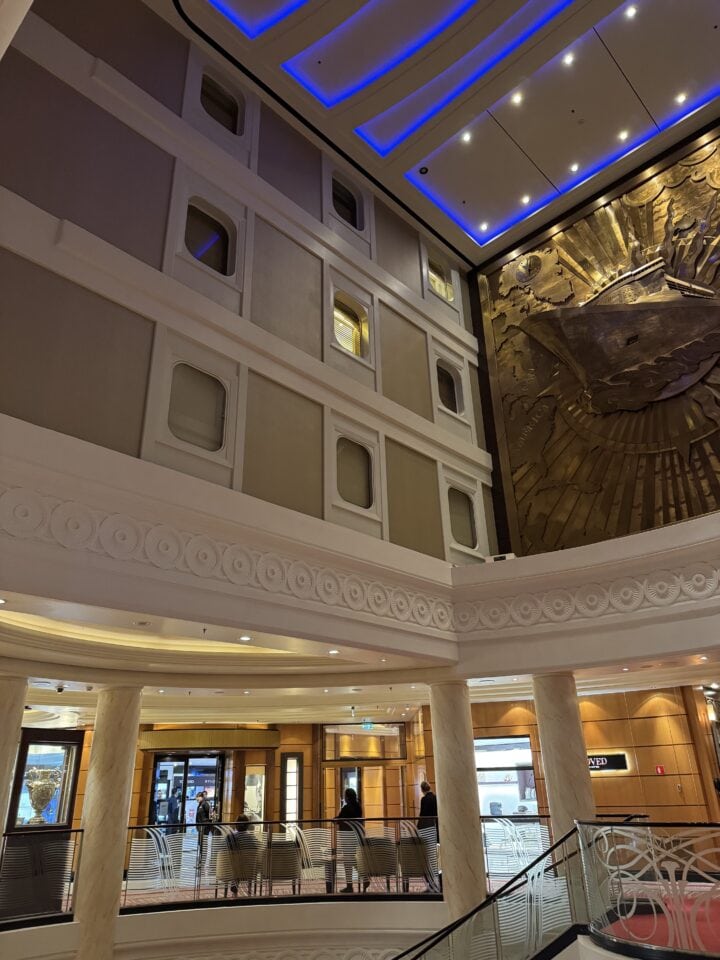 Queen Mary 2 Atrium View Inside Cabin Review Emma Cruises