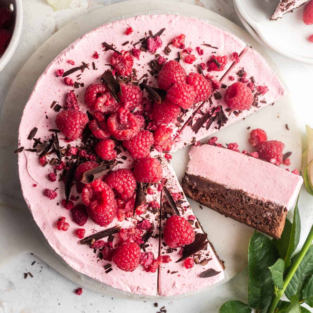 Chocolate Raspberry Mousse Cake Emma Duckworth Bakes