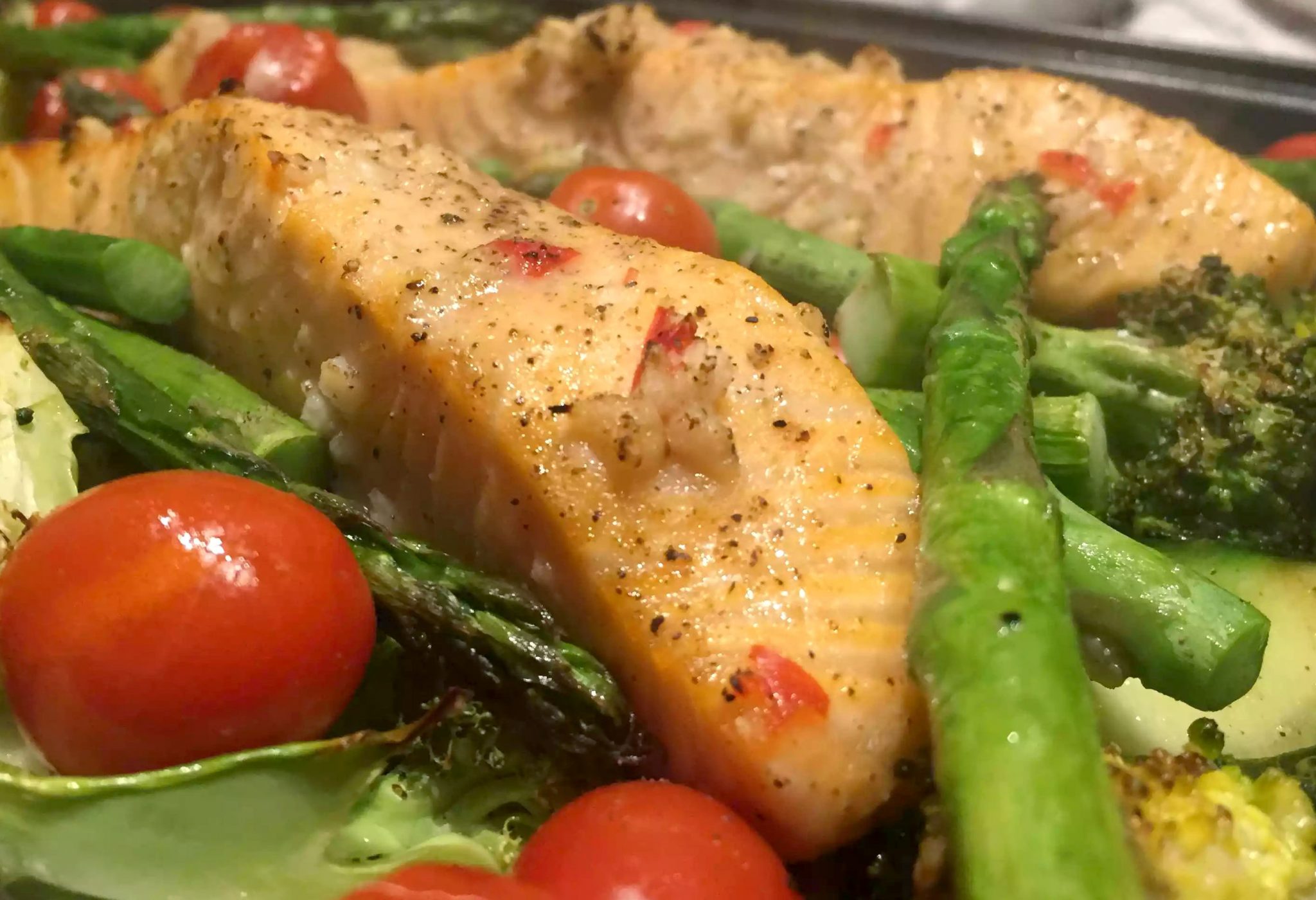 Chilli, Garlic & Lime Salmon Traybake Emma Eats & Explores