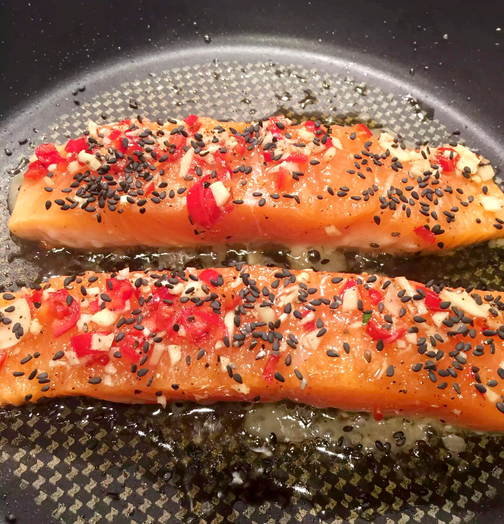 Sweet Chilli Salmon with Sesame Seeds Emma Eats & Explores