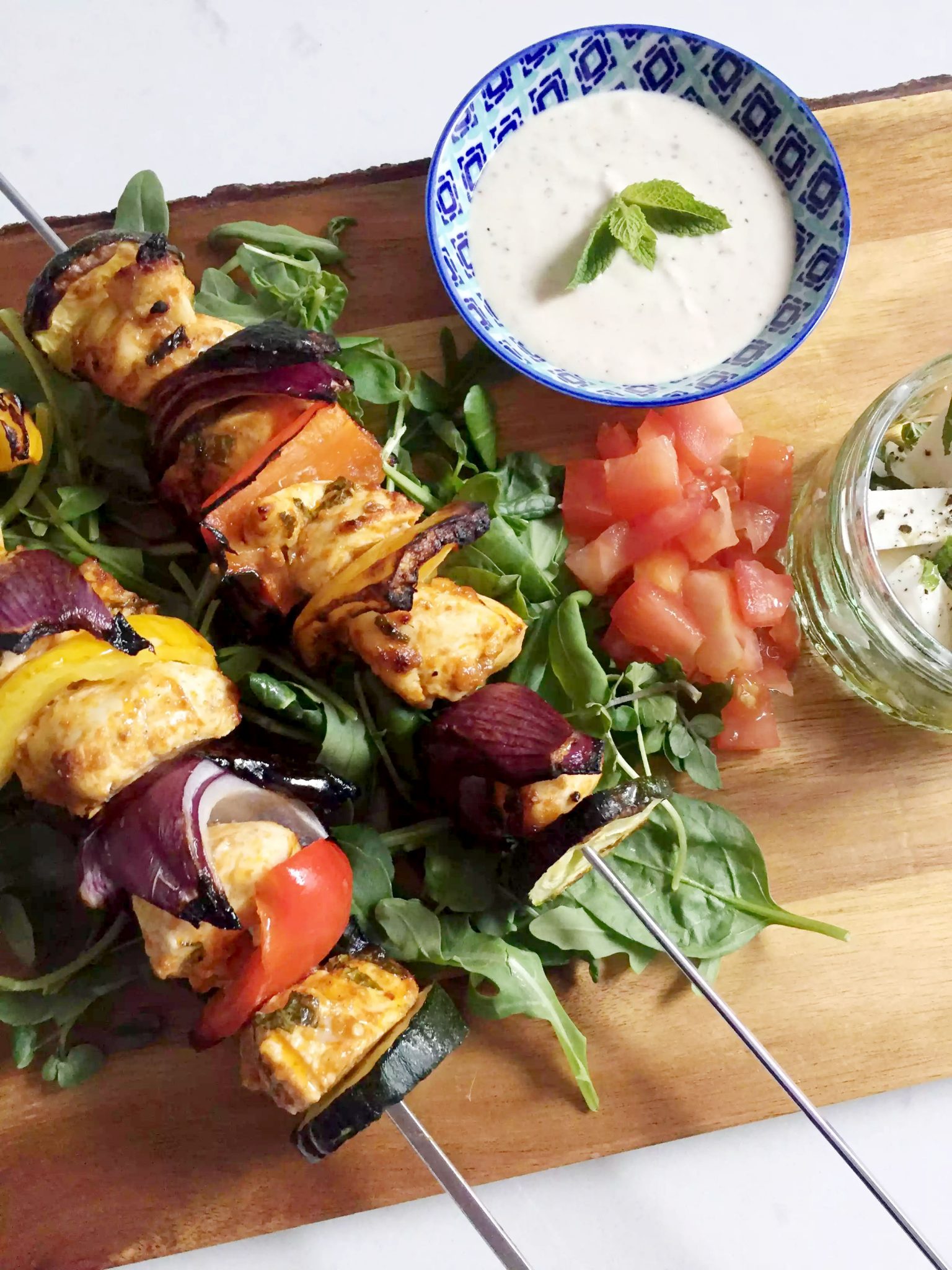 Grilled Moroccan Chicken Skewers with Tahini Sauce Emma Eats & Explores