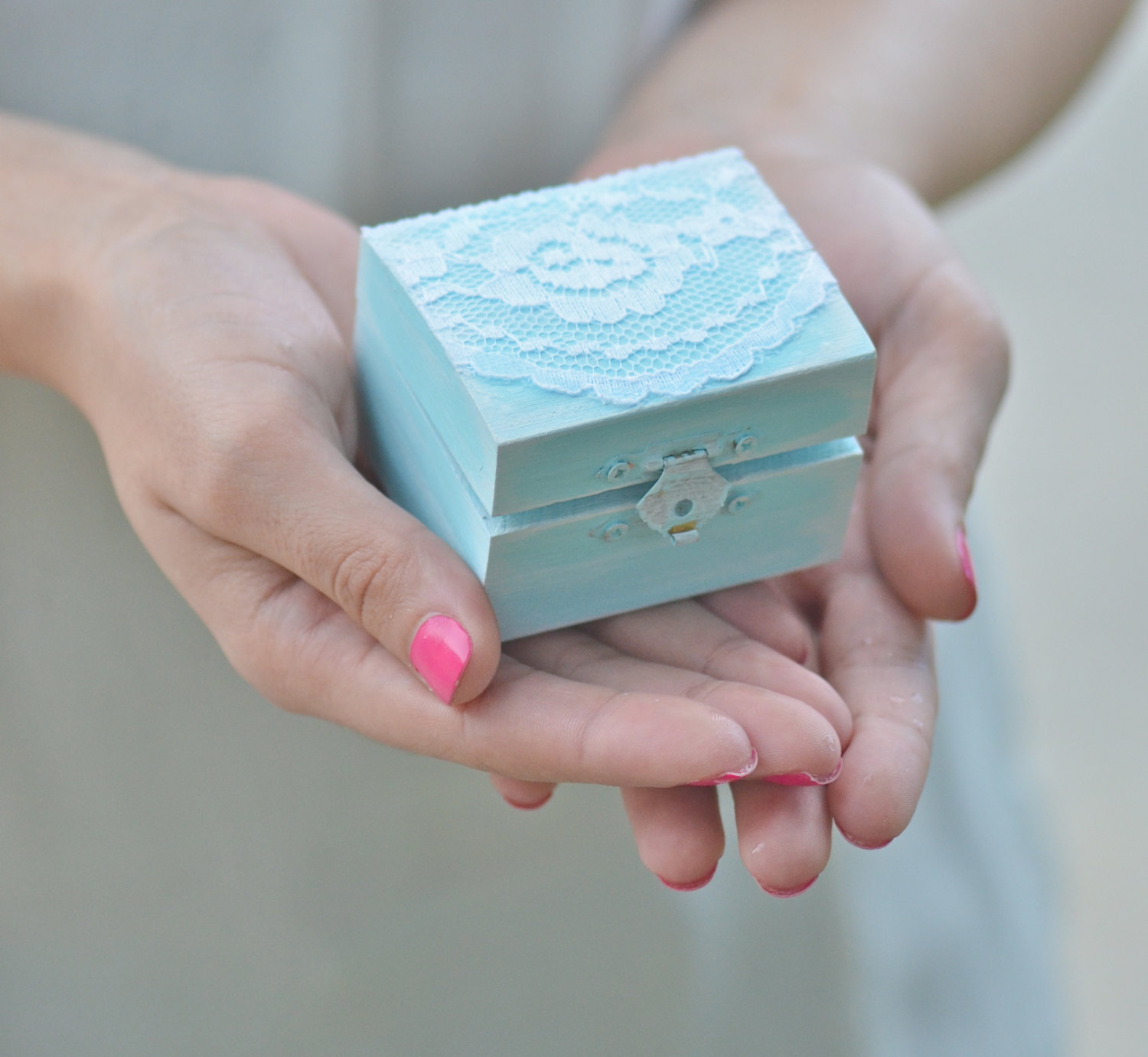 Something Blue Ring Box Emmaline Bride
