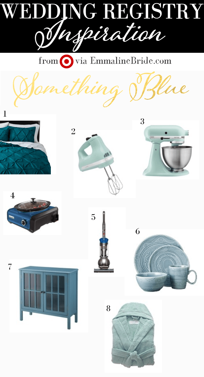 Something Blue Wedding Registry Ideas from Target
