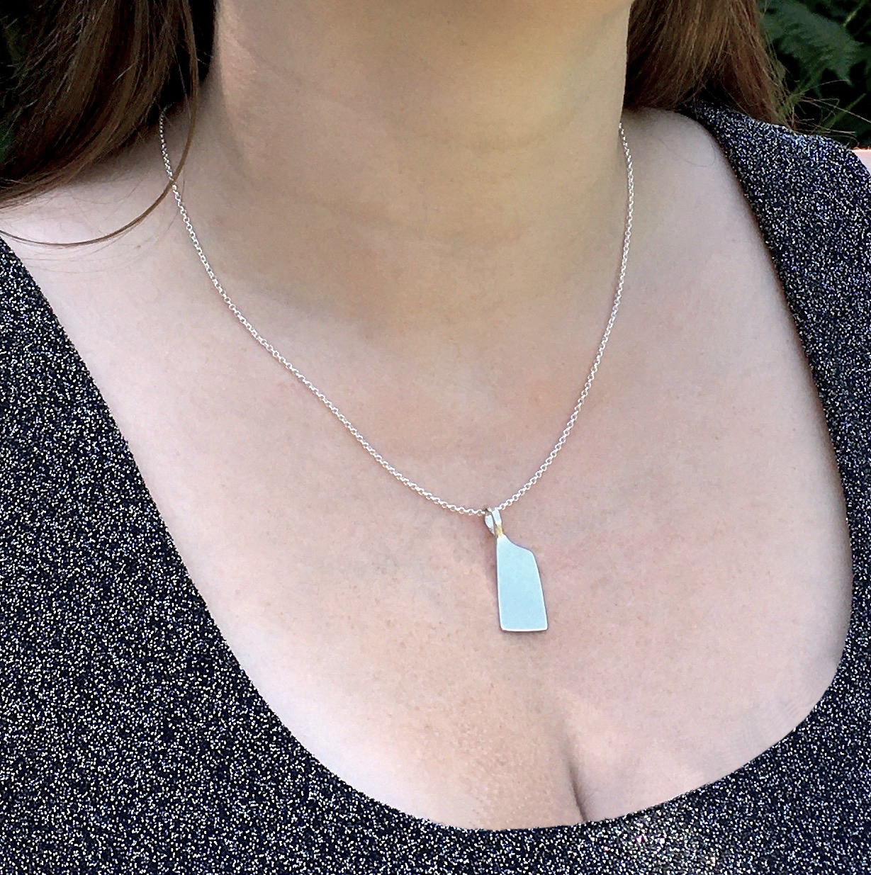 Rowing Oar Silver Necklace £85 Emma Mogridge Jewellery