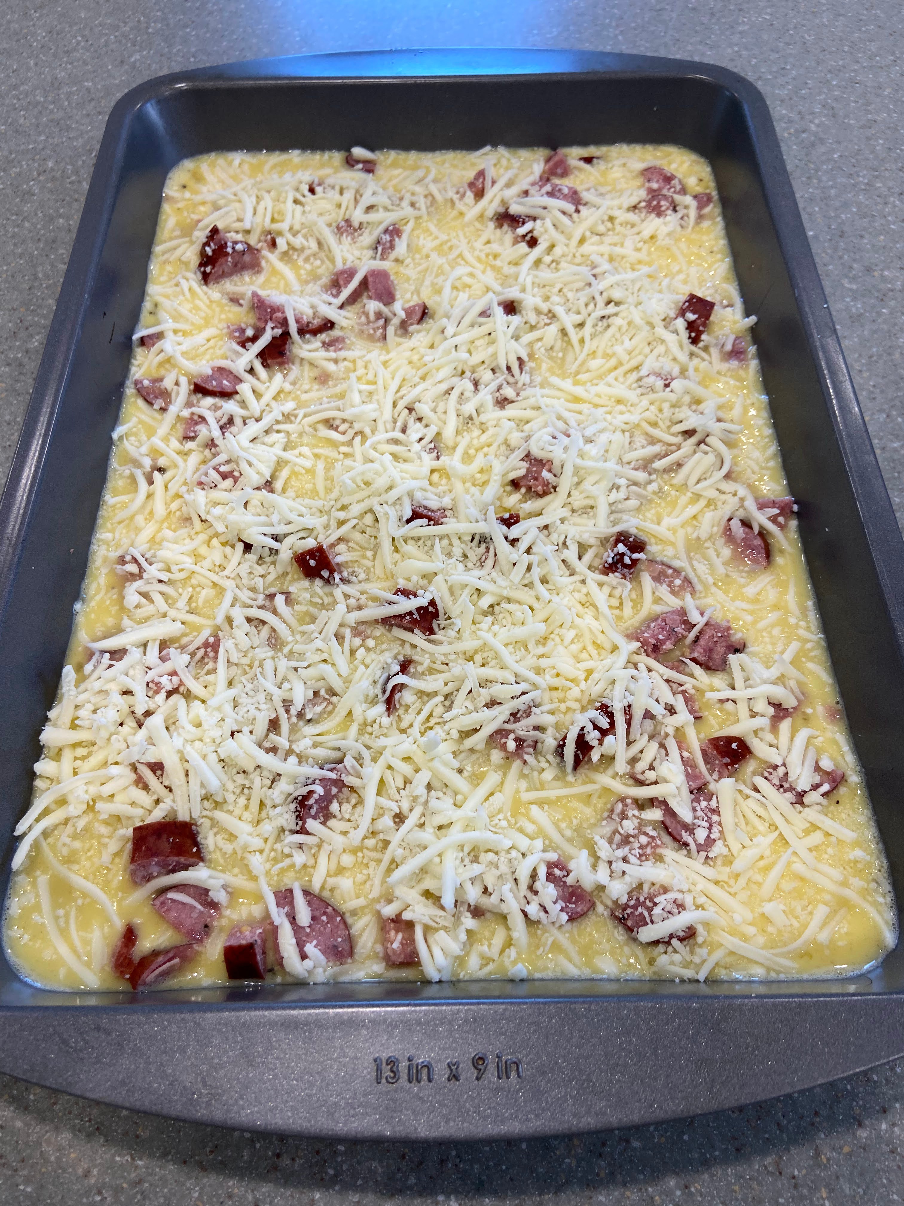 Hash Brown Egg Casserole with Kielbasa Emmandi's Kitchen