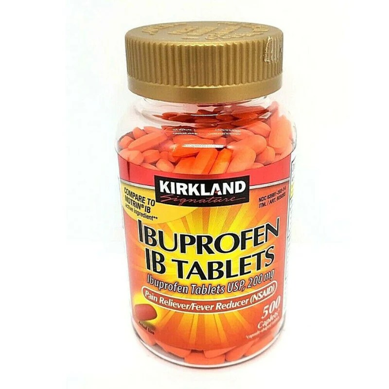 Kirkland Signature Ibuprofen IB 200 mg 500 Tablets to Motr