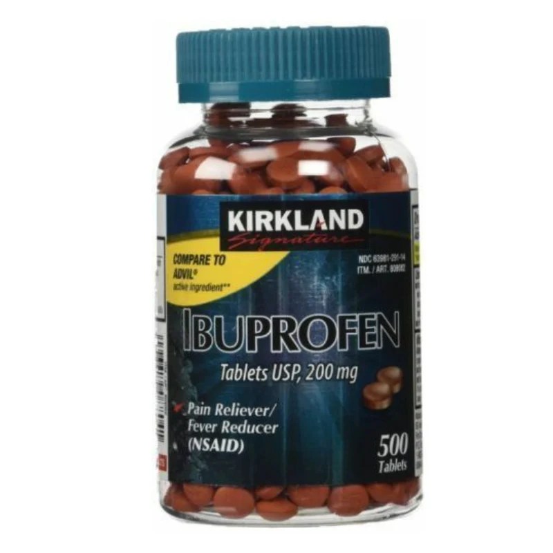 Kirkland Signature Ibuprofen 200 mg 500 Tablets Emmanta