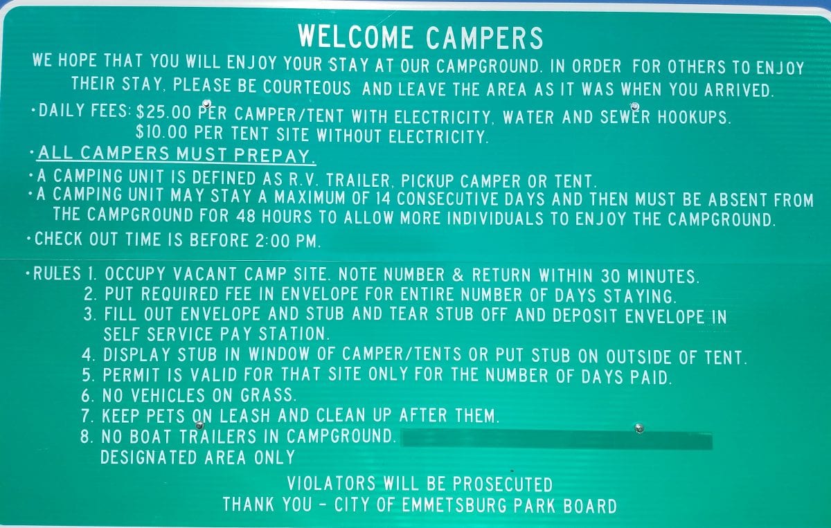 Campgrounds Emmetsburg Iowa