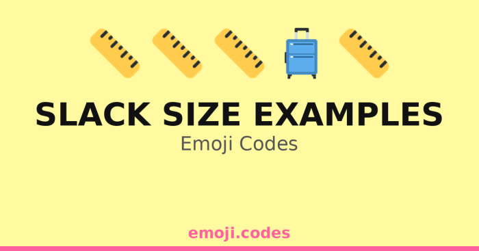Slack emoji size