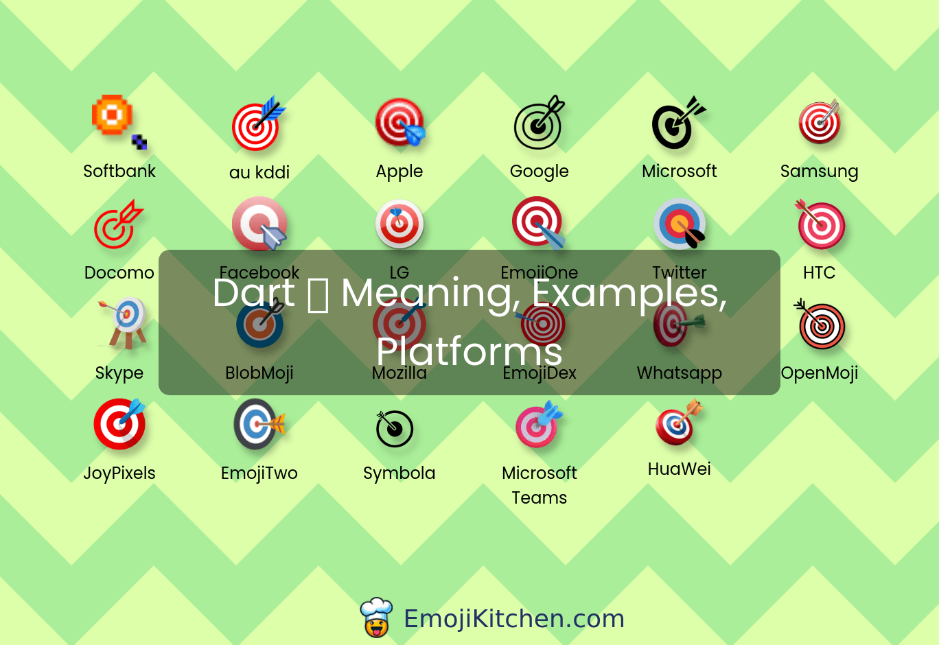 🎯 dart emoji meaning, info, stats EmojiKitchen