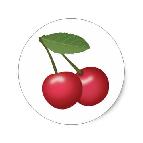 cherries emoji EmojiPrints