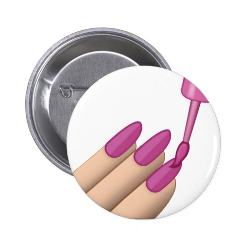 Nail Polish Emoji Button EmojiPrints