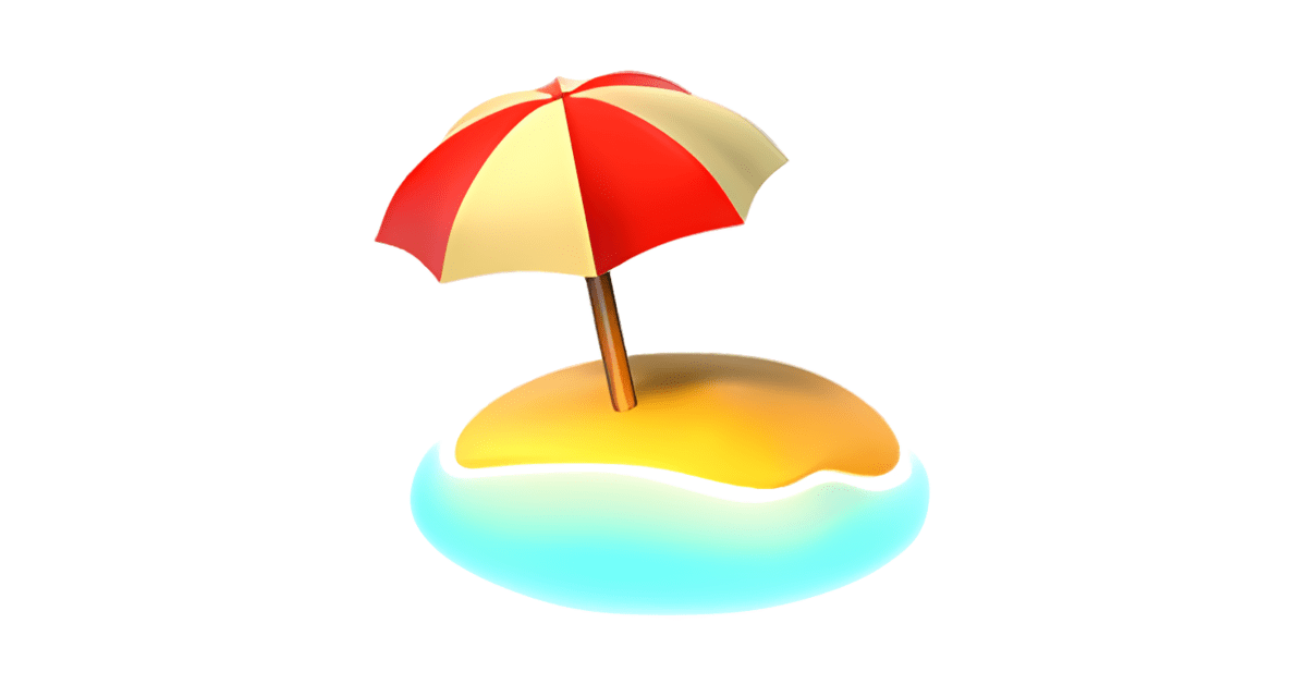 🏖️ Beach With Umbrella Emoji — Meaning, Copy & Paste