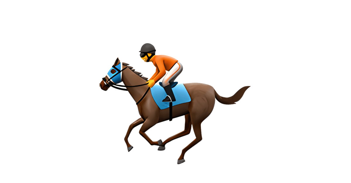 🏇 Jockey auf Rennpferd Emoji — Bedeutung, Kopieren und Einfügen
