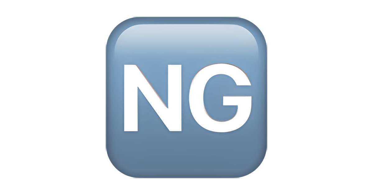 🆖 NG Button — Emojis Wiki