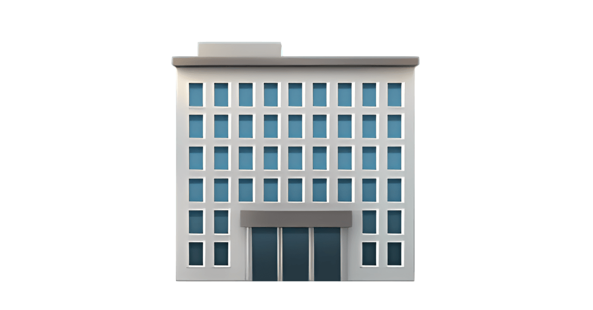 🏢 Office Building Emoji — Meanings & Usage