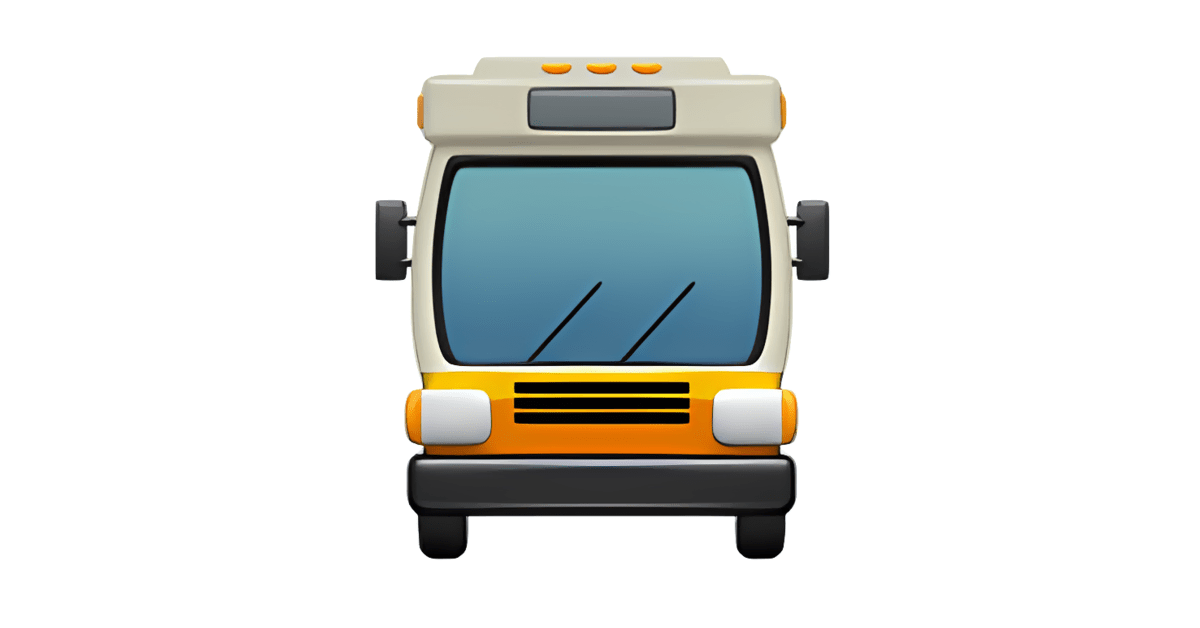🚍 Ankommande Buss Emoji — Betydelse och användning