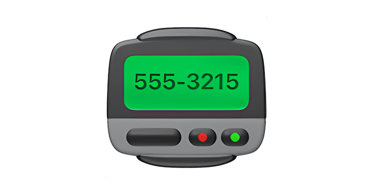 📟 Pager Emoji — Meaning In Texting, Copy & Paste 📚