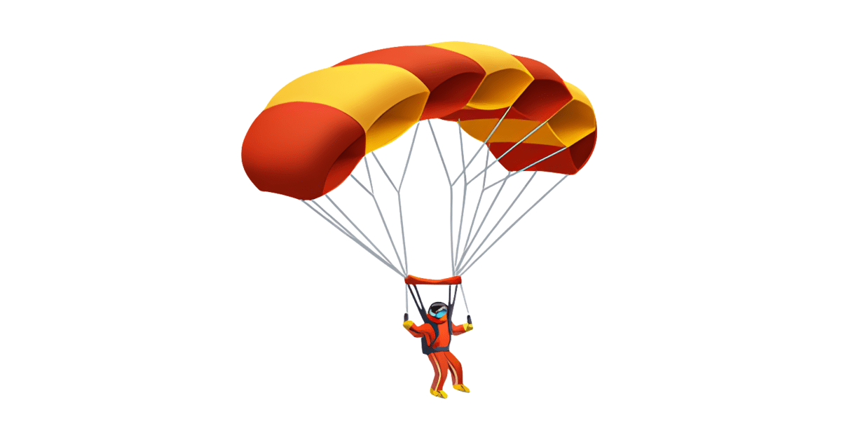 🪂 Parachute Emoji — Meaning, Copy & Paste