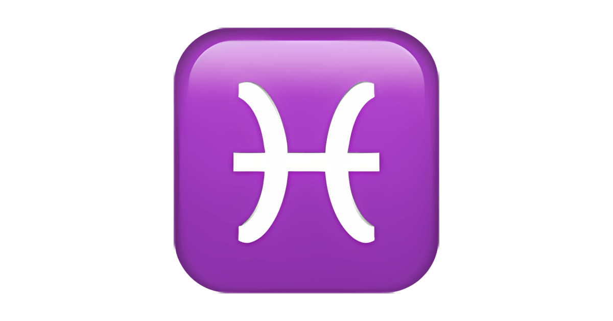 ♓ Poissons Zodiaque Emoji — Signification, Copier & Coller, Combinaisons