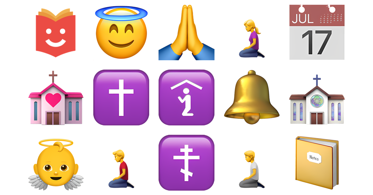 ️ Cristianismo Colección Emoji — Copiar y Pegar