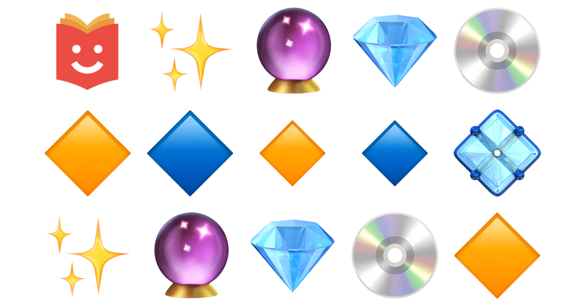 💎🔮 Crystal Emojis Collection 🔮💎💿🔶🔷🔸 — Copy & Paste!