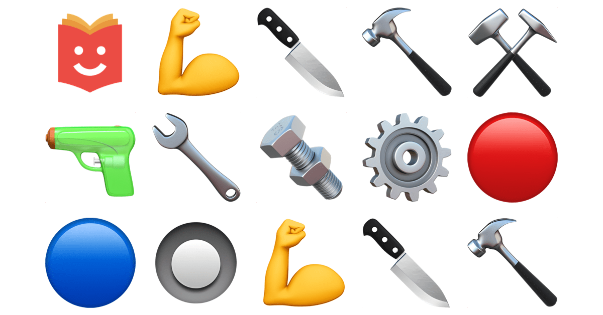 🔨💪🔧 Drill Emojis Collection 💪🔪🔨⚒️🔫🔧🔩 — Copy & Paste!