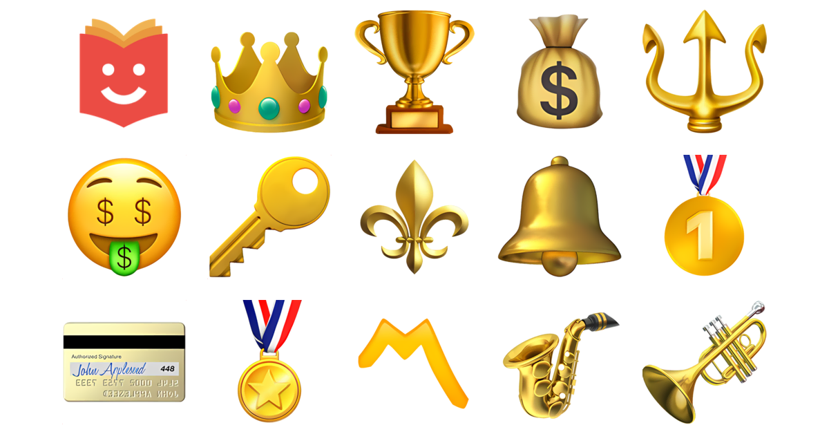 🏆 Gold Emojis Collection 💰💵💸 — Copy & Paste!