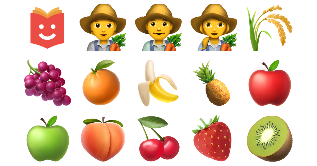 🌾🍯🥜 Granola Emojis Collection 🧑‍🌾👨‍🌾👩‍🌾🌾🍇🍊🍌 — Copy & Paste!