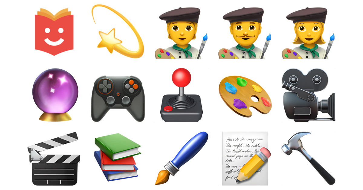 🎨👩‍🎨🖌️ Kit Emojis Collection 💫🧑‍🎨👨‍🎨👩‍🎨🔮🎮🕹️ — Copy & Paste!