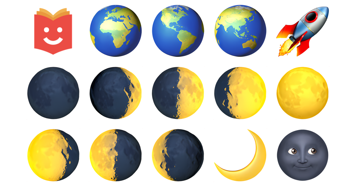 🌕🌙🌟 Moon Emojis Collection 🌍🌎🌏🚀🌑🌒🌓 — Copy & Paste!