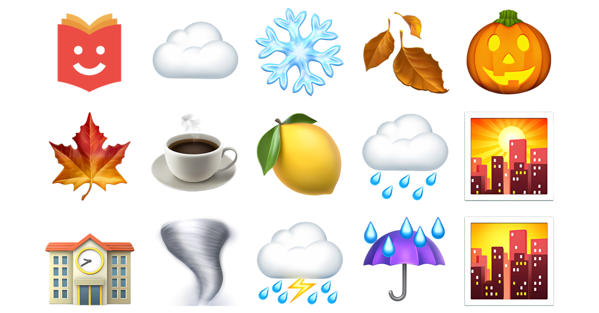 Total 79+ imagen fall emojis Viaterra.mx